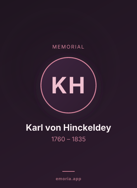 Memorial portrait of Karl von Hinckeldey