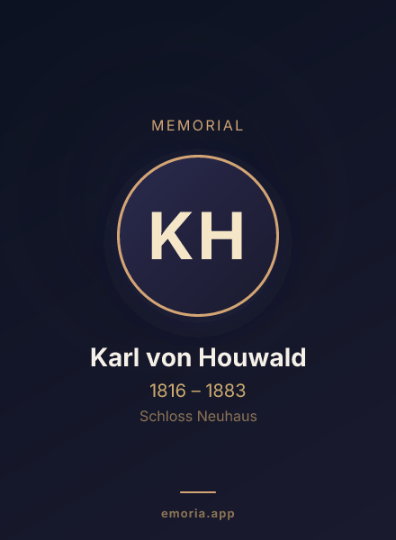 Memorial portrait of Karl von Houwald