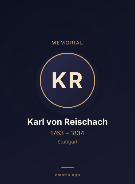 Memorial portrait of Karl von Reischach