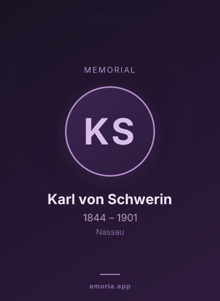 Memorial portrait of Karl von Schwerin