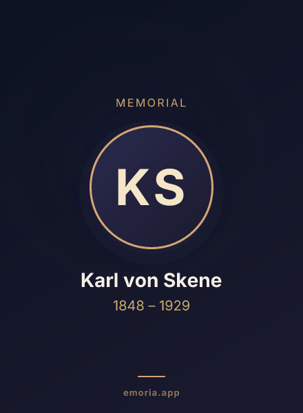 Memorial portrait of Karl von Skene