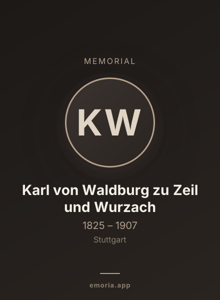 Memorial portrait of Karl von Waldburg zu Zeil und Wurzach