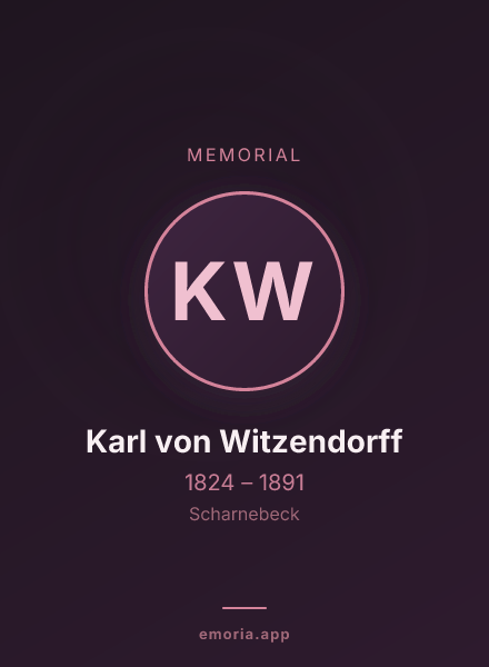 Memorial portrait of Karl von Witzendorff