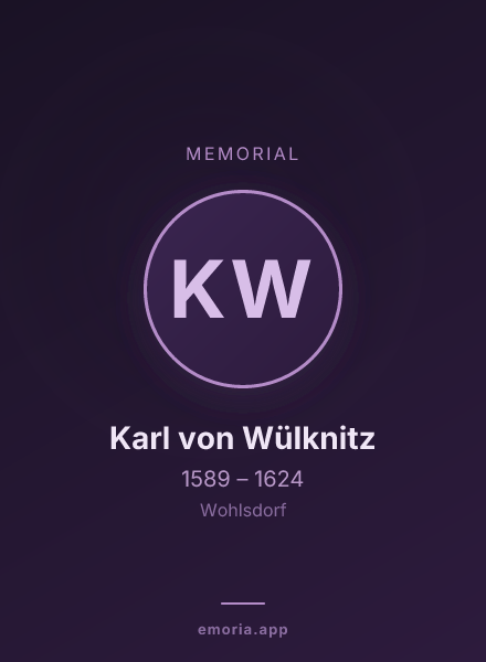 Memorial portrait of Karl von Wülknitz