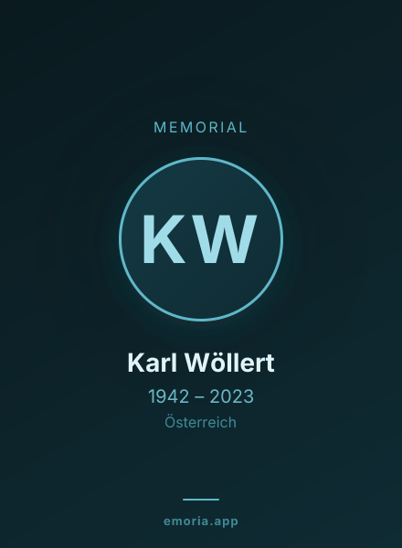 Memorial portrait of Karl Wöllert