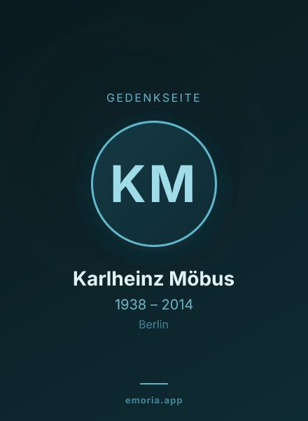 Gedenkportrait von Karlheinz Möbus