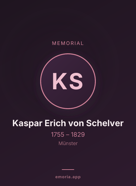 Memorial portrait of Kaspar Erich von Schelver