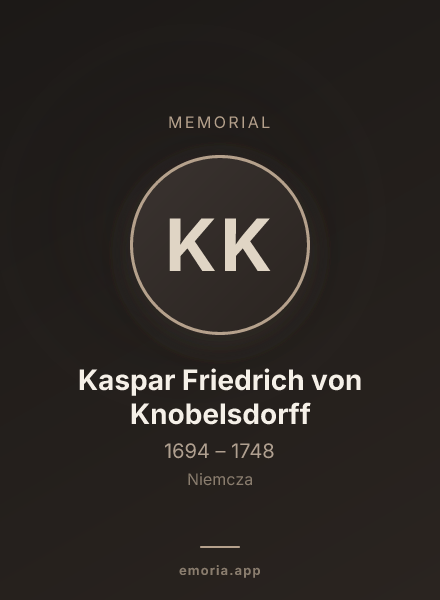 Memorial portrait of Kaspar Friedrich von Knobelsdorff