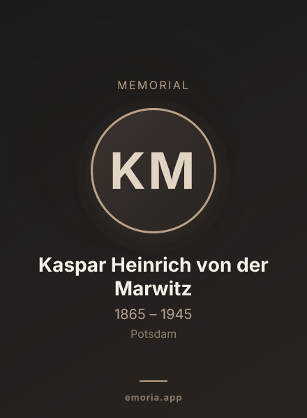 Memorial portrait of Kaspar Heinrich von der Marwitz