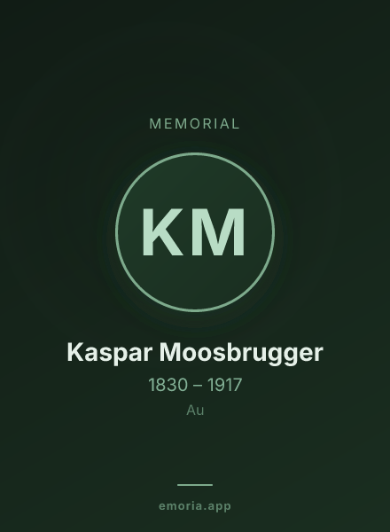 Memorial portrait of Kaspar Moosbrugger