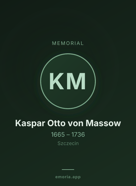 Memorial portrait of Kaspar Otto von Massow