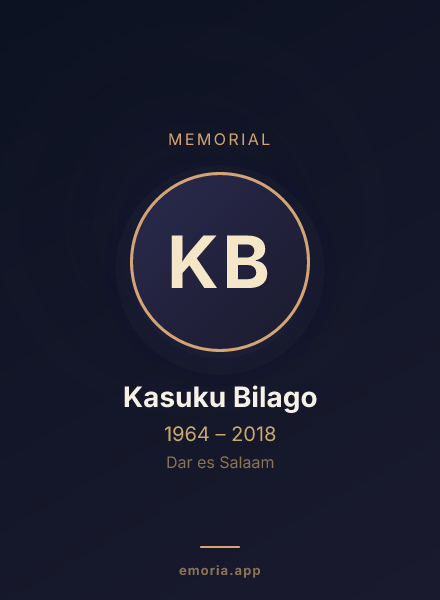 Memorial portrait of Kasuku Bilago
