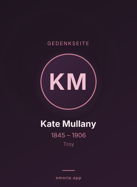 Gedenkportrait von Kate Mullany