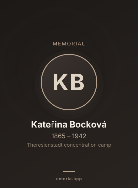 Memorial portrait of Kateřina Bocková