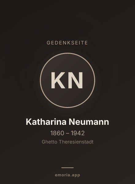 Gedenkportrait von Katharina Neumann