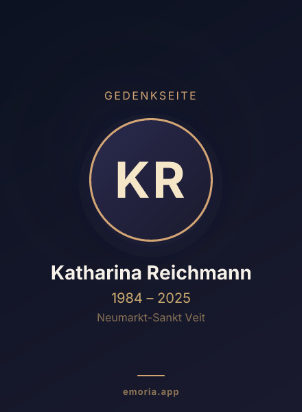 Gedenkportrait von Katharina Reichmann