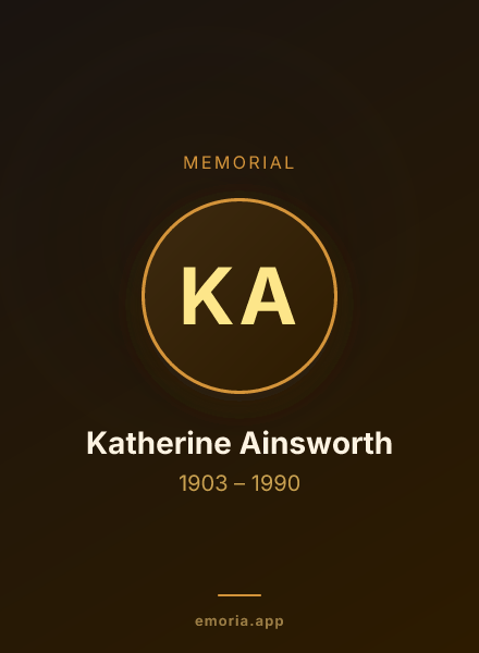 Memorial portrait of Katherine Ainsworth