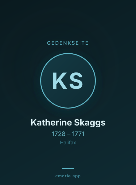 Gedenkportrait von Katherine Skaggs