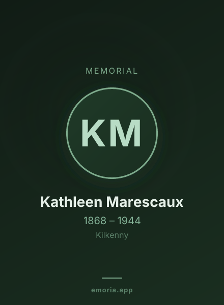 Memorial portrait of Kathleen Marescaux