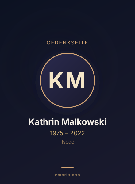 Gedenkportrait von Kathrin Malkowski