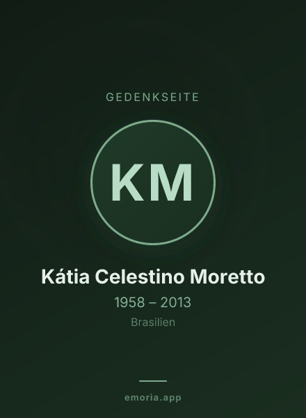 Gedenkportrait von Kátia Celestino Moretto