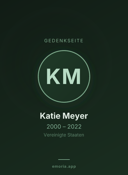 Gedenkportrait von Katie Meyer