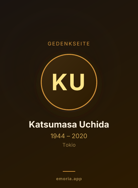 Gedenkportrait von Katsumasa Uchida