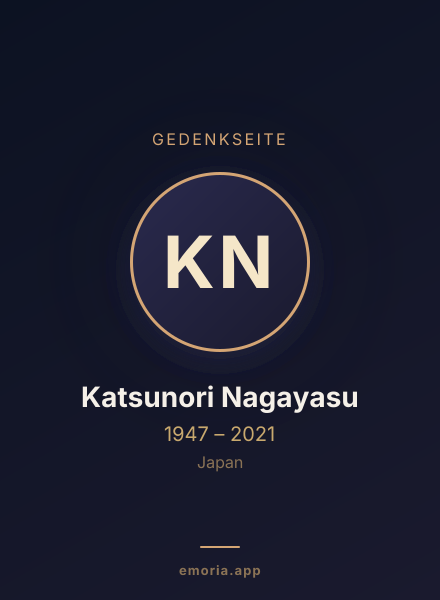 Gedenkportrait von Katsunori Nagayasu