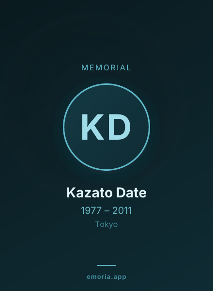 Memorial portrait of Kazato Date