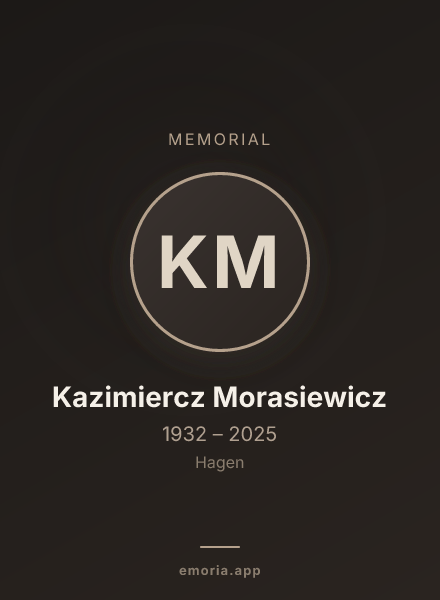 Memorial portrait of Kazimiercz Morasiewicz