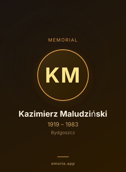 Memorial portrait of Kazimierz Maludziński