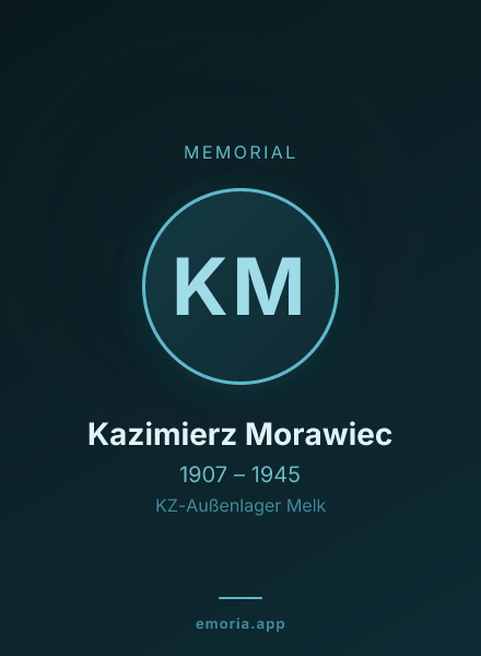 Memorial portrait of Kazimierz Morawiec