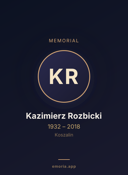 Memorial portrait of Kazimierz Rozbicki