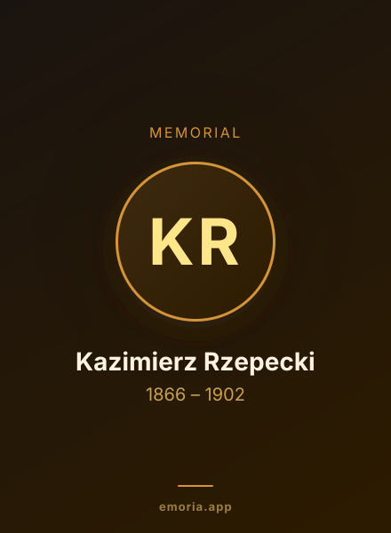 Memorial portrait of Kazimierz Rzepecki