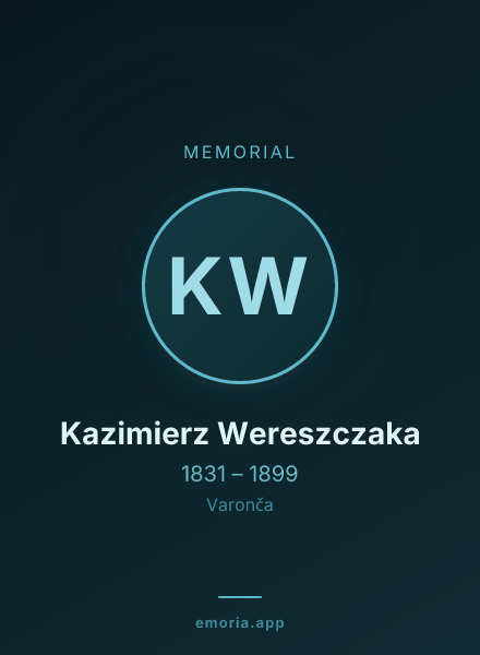 Memorial portrait of Kazimierz Wereszczaka