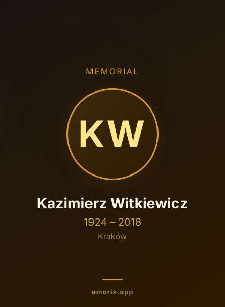 Memorial portrait of Kazimierz Witkiewicz