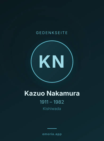 Gedenkportrait von Kazuo Nakamura