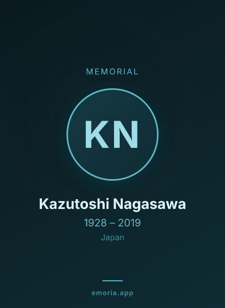 Memorial portrait of Kazutoshi Nagasawa