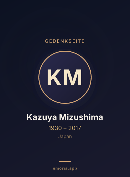 Gedenkportrait von Kazuya Mizushima