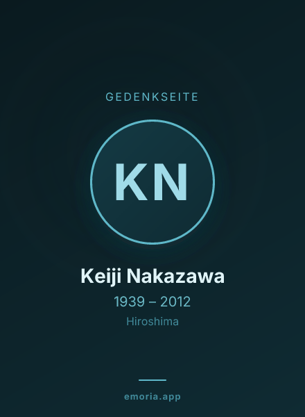 Gedenkportrait von Keiji Nakazawa