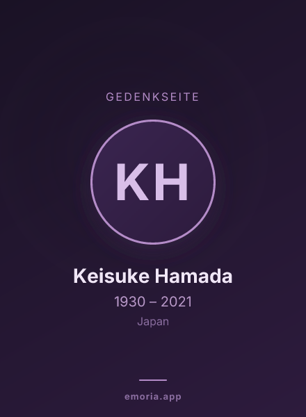 Gedenkportrait von Keisuke Hamada