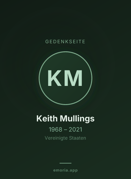 Gedenkportrait von Keith Mullings