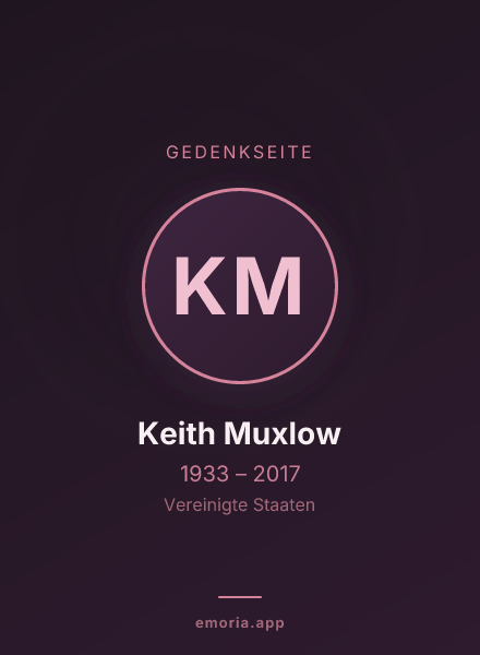 Gedenkportrait von Keith Muxlow