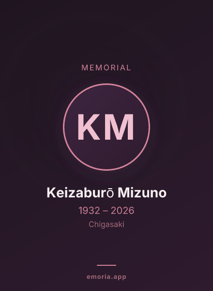 Memorial portrait of Keizaburō Mizuno