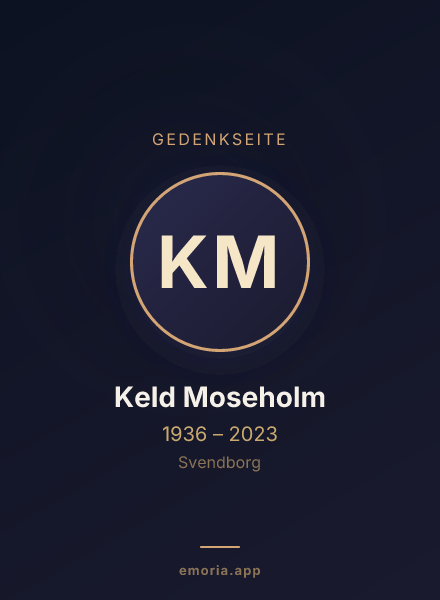 Gedenkportrait von Keld Moseholm