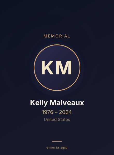 Memorial portrait of Kelly Malveaux