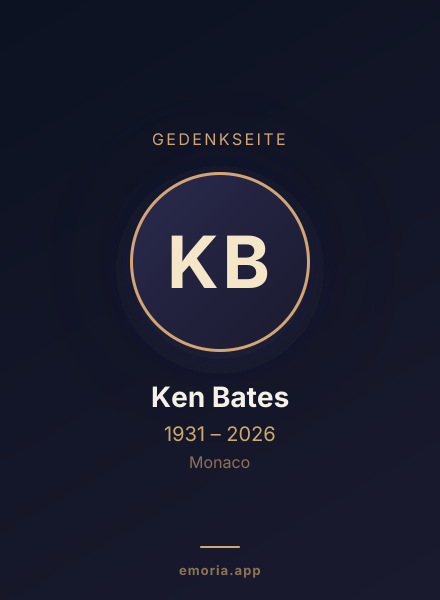 Gedenkportrait von Ken Bates