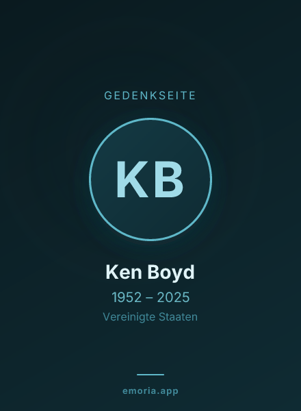 Gedenkportrait von Ken Boyd