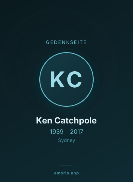Gedenkportrait von Ken Catchpole