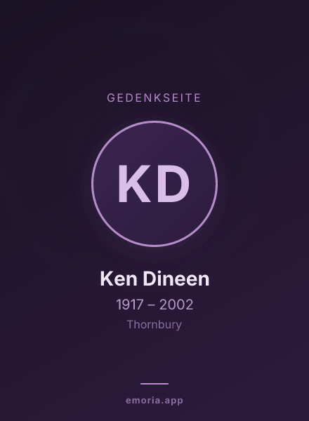 Gedenkportrait von Ken Dineen